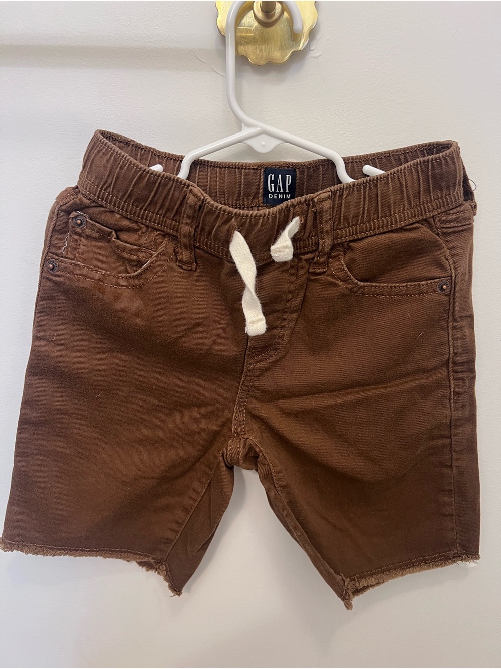 GAP Denim Kids Brown Pull-On Shorts